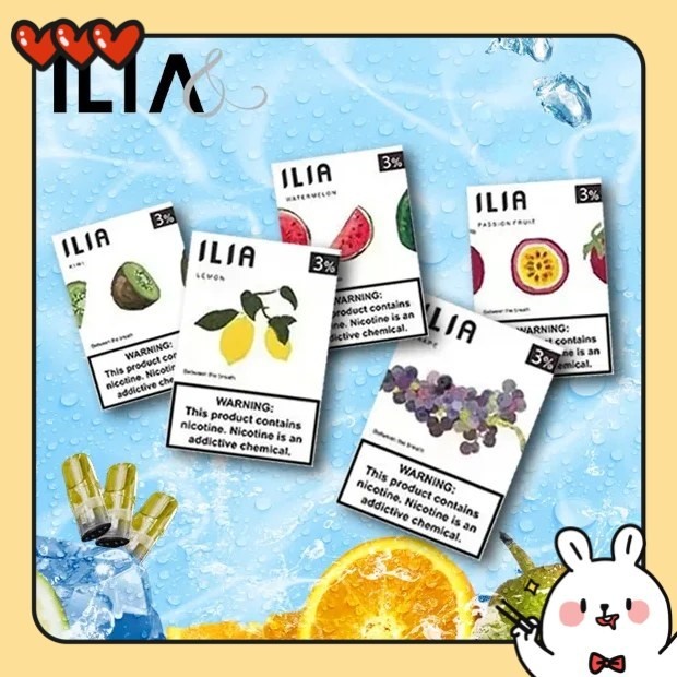ILIA煙彈｜31種口味 哩啞一代透明發光彈 通用一代3顆裝